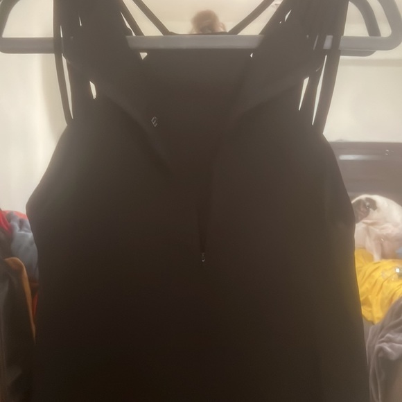 Evelyn Blue Mini Black Dress - Picture 4 of 4